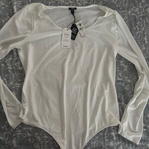 Elegant White Long Sleeve Top
